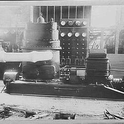 Photograph - H.V. McKay Pty Ltd, Generator in Power House, Sunshine, Victoria, 1924