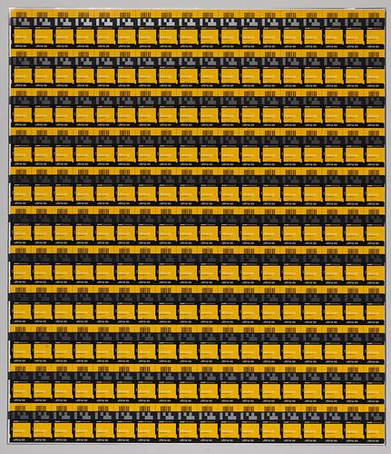 Film Cassette Sheet - Kodak Australasia Pty Ltd, Kodak Professional Ultima 100, circa 1980-2000