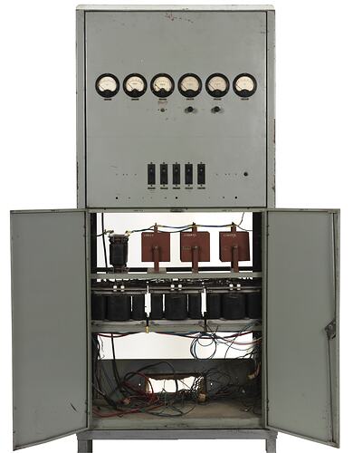 Cabinet - CSIRAC Computer, Back 1, Power Supplies, 1949-1964
