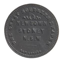 Medal - Marcus Clark, the Great Southern Draper, Henry Marcus Clark, New South Wales, Australia, 1890
