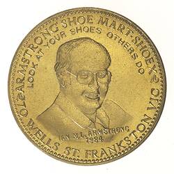 Medal - Armstrong Shoe Mart, Frankston, Victoria, Australia, 1985