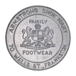 Medal - Armstrong Shoe Mart, Frankston, Victoria, Australia, 1981