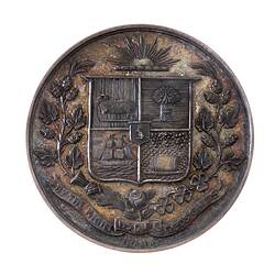 Medal - Geelong Industrial & Juvenile Exhibition Silver Prize, Victoria, Australia, 1879-1880
