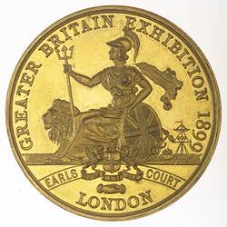 Medal - Greater Britain Exhibition, First Prize, Great Britain, 1899
