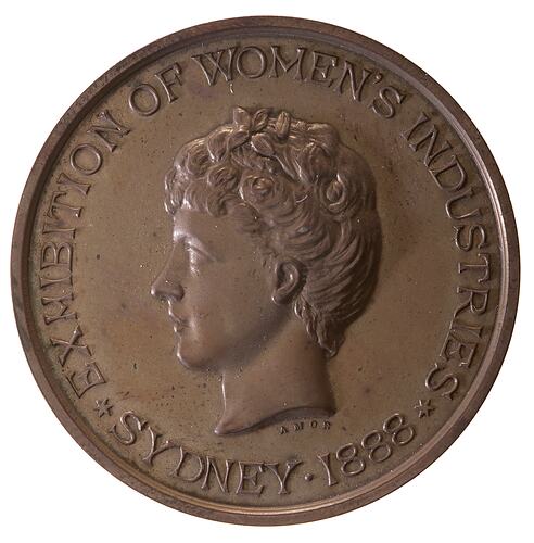 Medal - Womens Industries Bronze Prize, 1888 AD