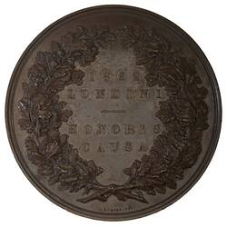 Medal - Internation Exhibition, London, Prize, 1862 AD