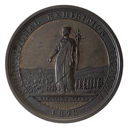 Medal - International Exhibition Bronze Prize, Victoria, Australia, 1873
