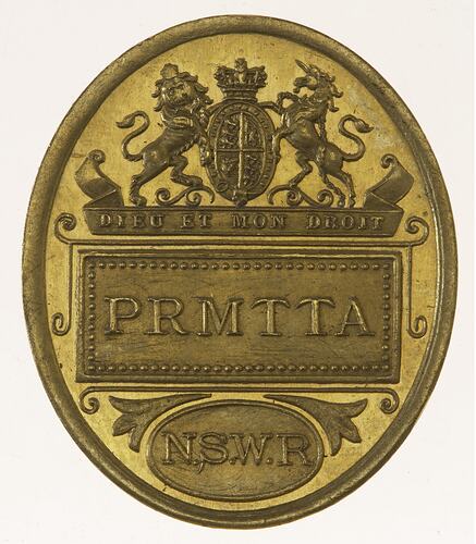 Gold Pass - New South Wales Railways, 1884 AD