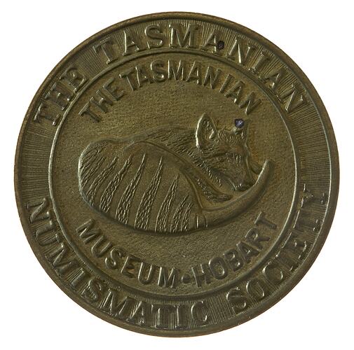 Medal - Tasmanian Numismatic Society and Tasmanian Museum, 2001 AD