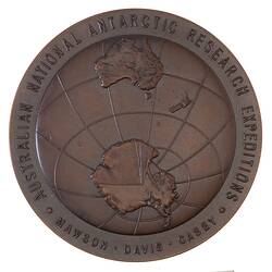 Medal - Antarctic Research Expeditions, Department of Science, c. 1977 AD