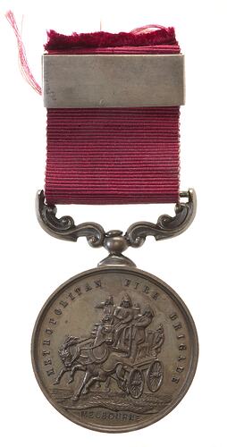 Medal - Metropolitan Fire Brigade, Melbourne, Long and Good Service, c. 1900 AD