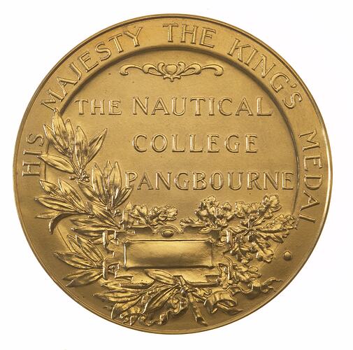Medal Nautical College Pangbourne, Specimen, Royal Navy, Great