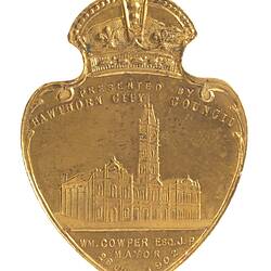 Medal - Edward VII Coronation, Hawthorn, 1902 AD