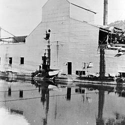 Negative - Gold Mining Dredge, Omeo District, Victoria, 1939