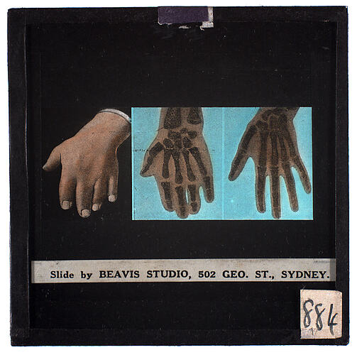 Lantern Slide - Universal Opportunity League, Three Hands