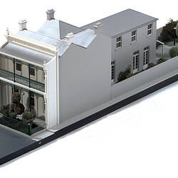 Architectural Model - Terrace House, Albert Park, circa 1880, Model by Alan Chandler, 1989