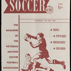 Magazine - 'Soccer News', Victorian Amateur Soccer Football Association, 12 May 1956