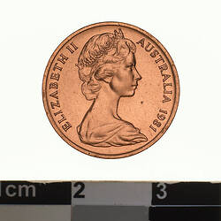 Coin - 1 Cent, Australia, 1981