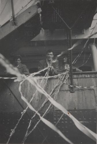 Digital Photograph - Sailing to Devonport on 'SS Taroona', Melbourne, 1950
