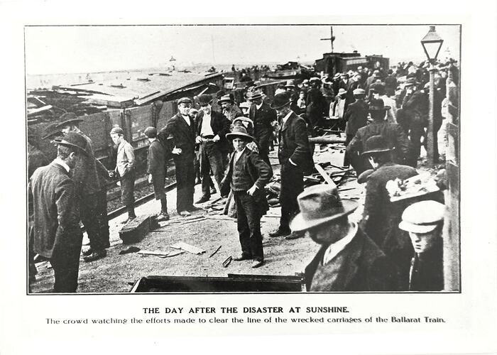 Railway Accident at Sunshine, 1908