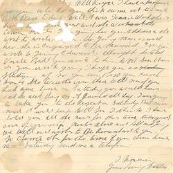 Page - Letter, Father to Aircraftman Royce Phillips, Personal, 25 Jan 1942