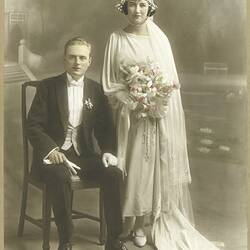 Digital Photograph - Wedding, Lili & Letho Sigalas, Melbourne, 18 Jul 1923