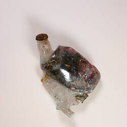 Beer Bottles - Glass, Fused, Marysville, 07 Feb 2009 (Bushfire Damaged)