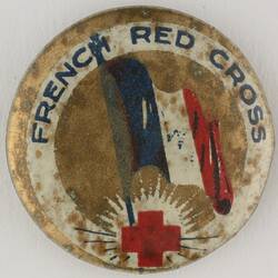 Badge - 'French Red Cross', World War I, 1916