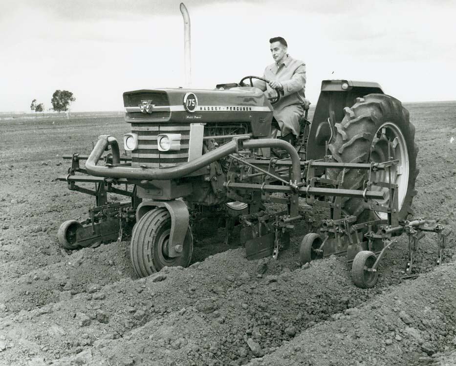 Photograph Massey Ferguson, MF149 Mid Mounted Cultivator, circa 1969