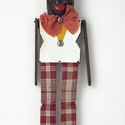 Jig Doll - Sterne Doll Company, Black Composite Face, 1940s