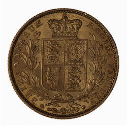 Coin - Sovereign, Queen Victoria, Great Britain, 1852 (Reverse)