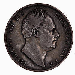 Coin - Halfcrown, William IV,  Great Britain, 1835 (Obverse)