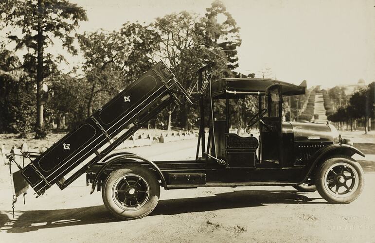 Photograph - Brockway Motors Ltd, Brockway Junior with Tipping Body, Sydney, New South Wales, circa 1920