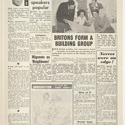Newsletter - The Good Neighbour, Department of Immigration, No 42, Jul 1957