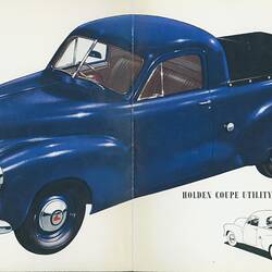 Publicity Brochure - General Motors-Holden's, Coupe Utility, 1951