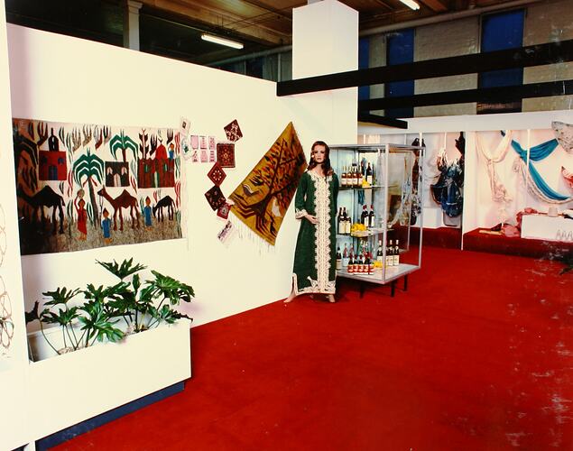 Photograph - Egyptian Exhibit, The Melbourne International Centenary Exhibition, Royal Exhibition Buildings, 1980