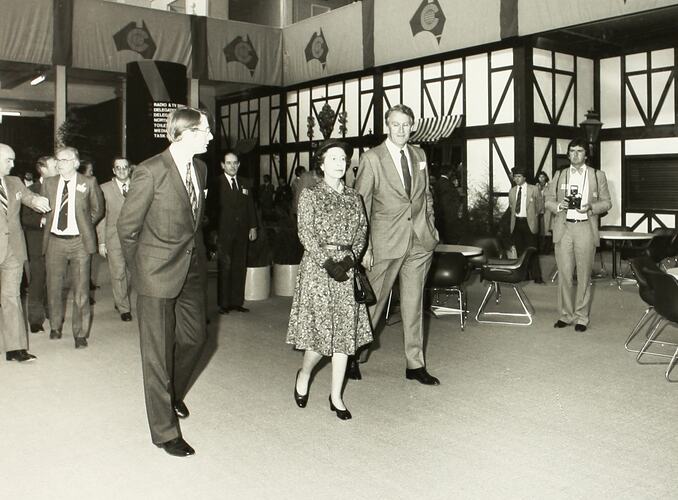 Photograph - Commonwealth Heads of Government Meeting, Visit by Queen Elizabeth II, Royal Exhibition Building, Melbourne, 30 Sep-7 Oct 1981