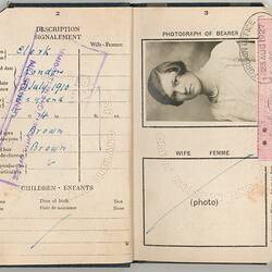 Passport - Issued to Miss C Duffell, by United Kingdom, 23 Aug 1927