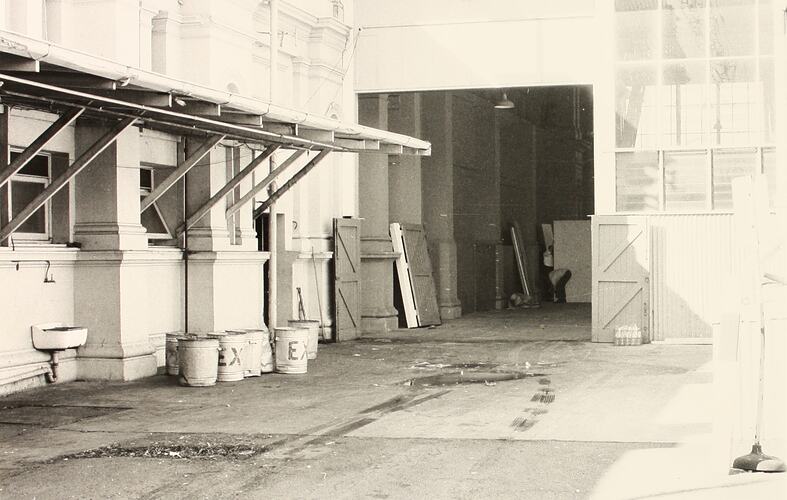Photograph - Doorway to Stadium Annexe, Exhibition Building, Melbourne, 1971
