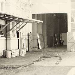 Photograph - Doorway to Stadium Annexe, Exhibition Building, Melbourne, 1971