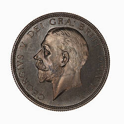 Proof Coin - Florin (2 Shillings), George V, Great Britain, 1928 (Obverse)