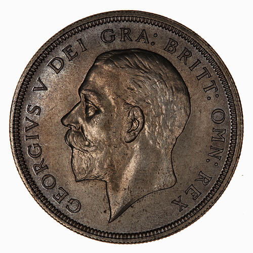 Coin - Crown, George V, Great Britain, 1936 (Obverse)