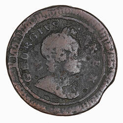 Coin - Crown (5 Shillings), Queen Anne, Great Britain, 1707 (Obverse)