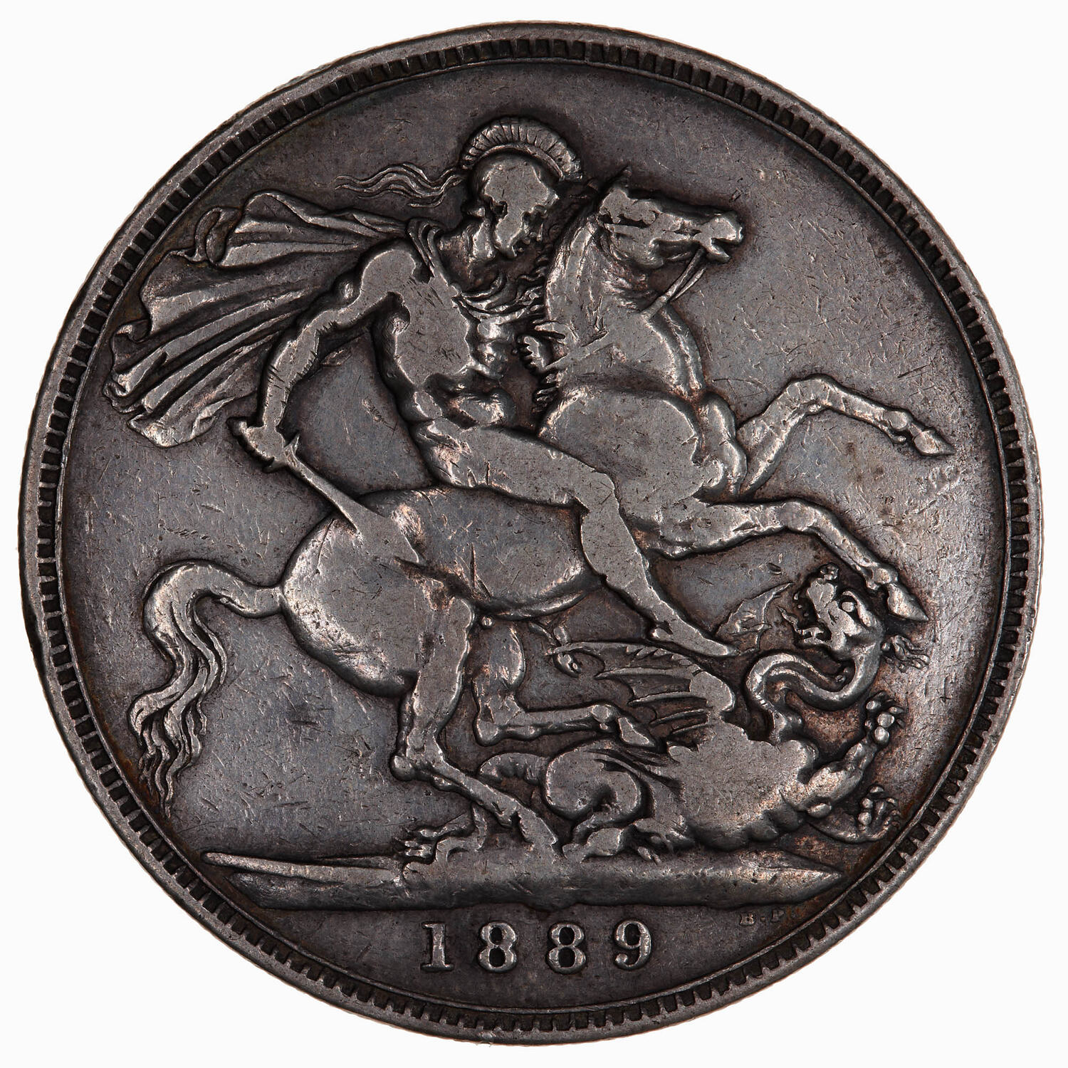 Coin - Crown, Queen Victoria, Great Britain, 1889
