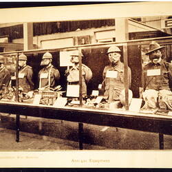 Photograph - Anti Gas Equipment Display in the Australian War Museum, circa 1922