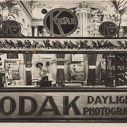 Photograph - Kodak Australasia Limited, Display Stand, 'Kodak Daylight Photography', Sydney Town Hall, circa 1911