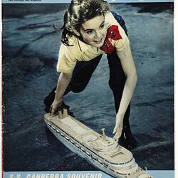 Brochure for a passenger ship.