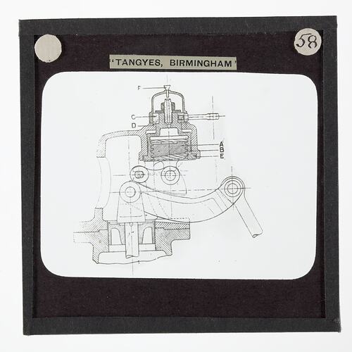 Diagram of industrial machinery