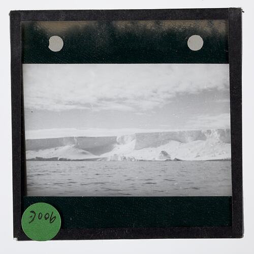 Lantern Slide - Ross Ice Barrier, Bay Of Whales, Ross Sea, Ellsworth Relief Expedition, Antarctica, 1935-1936