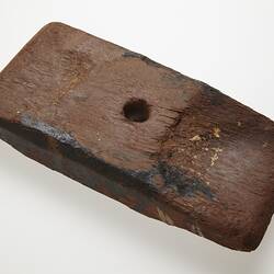 Tool Rest Holder - Block of Wood, circa 1910-1930